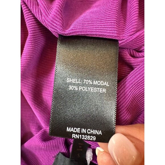 NWT Michael Costello X Revolve Purple Halter Neck Mini Dress Small (bin FF101) - Picture 4 of 9